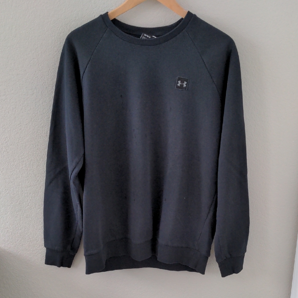 Under Armour Men's Dark Gray Crewneck Sweater